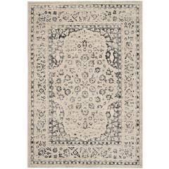 EVOKE, BEIGE / BLUE, 4' X 6', Area Rug, EVK508C-4