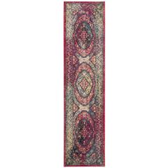 EVOKE, FUCHSIA / IVORY, 2' X 8', Area Rug