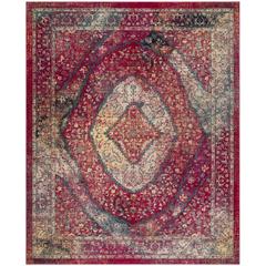 EVOKE, FUCHSIA / IVORY, 8' X 10', Area Rug