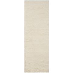 FLOKATI, IVORY, 2'-3" X 7', Area Rug