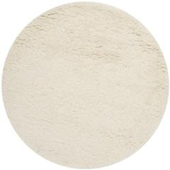 FLOKATI, IVORY, 4' X 4' Round, Area Rug