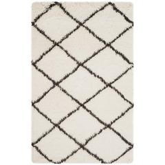 FLOKATI, IVORY / BROWN, 3' X 5', Area Rug
