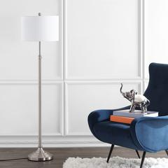 Leeland Floor Lamp, Brush Nickel