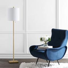 Octavius Floor Lamp, Brass Gold