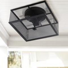 Hagan Flush Mount, Black