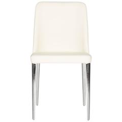 BALTIC 18''H LEATHER SIDE CHAIR, FOX2012C-SET2