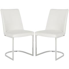 PARKSTON 18''H LEATHER SIDE CHAIR, FOX2013A-SET2