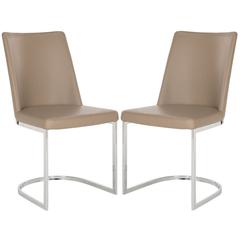 PARKSTON 18''H LEATHER SIDE CHAIR, FOX2013E-SET2