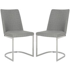 PARKSTON 18''H LINEN SIDE CHAIR, FOX2013G-SET2