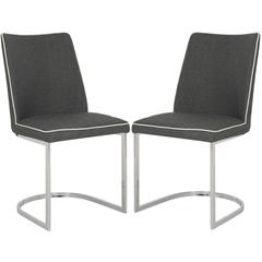 PARKSTON 18''H LINEN SIDE CHAIR, FOX2013J-SET2