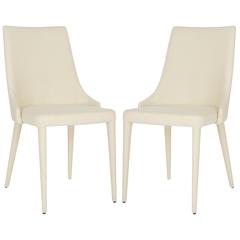 SUMMERSET 19''H LINEN SIDE CHAIR, FOX2014F-SET2