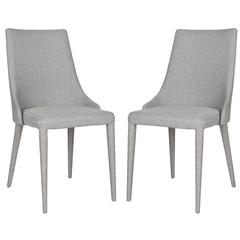 SUMMERSET 19''H LINEN SIDE CHAIR, FOX2014G-SET2