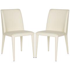GARRETSON 18'' LEATHER SIDE CHAIR, FOX2019C-SET2