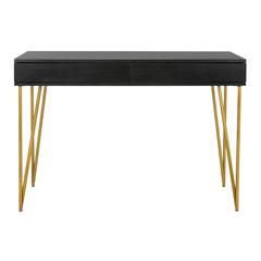 PINE TWO DRAWER DESK, FOX2238B