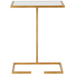 NEIL GOLD LEAF ACCENT TABLE, FOX2528A