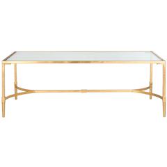 Safavieh Home Collection Antwan Gold Coffee Table