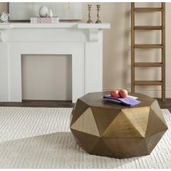 ASTRID FACETED COFFEE TABLE, FOX3223A