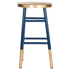 EMERY DIPPED GOLD LEAF COUNTER STOOL, FOX3231A