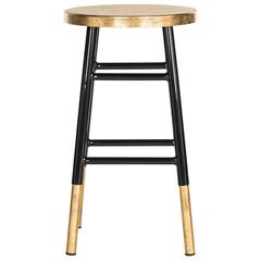 EMERY DIPPED GOLD LEAF COUNTER STOOL, FOX3231C