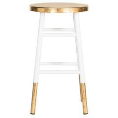 EMERY DIPPED GOLD LEAF COUNTER STOOL, FOX3231D