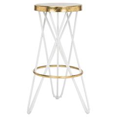 LORNA GOLD LEAF BAR STOOL, FOX3254A