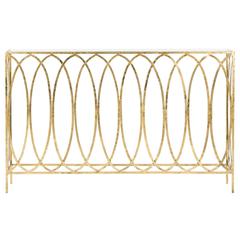 CARINA OVAL RINGED CONSOLE TABLE