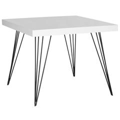 WOLCOTT RETRO MID CENTURY SQUARE LACQUER COFFEE TABLE