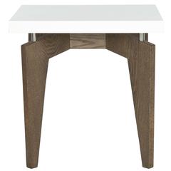JOSEF RETRO LACQUER FLOATING TOP LACQUER END TABLE, FOX4224A