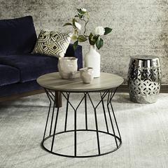 ALCOTT RETRO MID CENTURY WOOD END TABLE