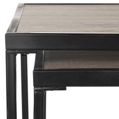 GARIN RETRO MID CENTURY WOOD STACKING CONSOLE