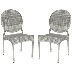 Valdez Indoor-Outdoor French Bistro Stacking Side Chair