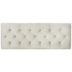 ROCHA 19''H FRENCH BRASSERIE TUFTED TRADITIONAL RUSTIC WOOD BENCH, FOX6231B