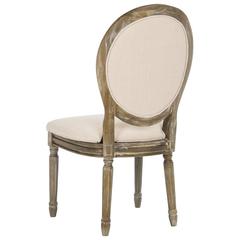 HOLLOWAY TUFTED OVAL SIDE CHAIR, FOX6235B-SET2