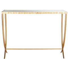 PRINCESS MIRROR TOP CONSOLE TABLE
