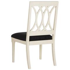 SELENA 19''H VELVET SIDE CHAIR, FOX6265B-SET2