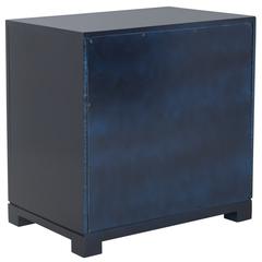 RAINA THREE DRAWER GREEK KEY NIGHT STAND, FOX6278D