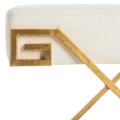 LUNA GREEK KEY BENCH