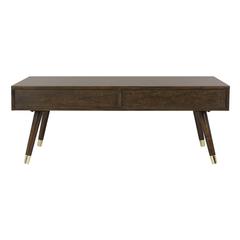 LEVINSON GOLD CAP COFFEE TABLE