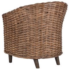 OMNI RATTAN BARREL CHAIR, FOX6501B