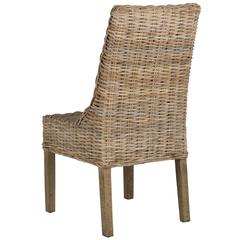 SUNCOAST 18''H RATTAN ARM CHAIR (SET OF 2), FOX6503B-SET2