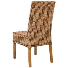 SANIBEL 18''H RATTAN SIDE CHAIR (SET OF 2), FOX6504A-SET2