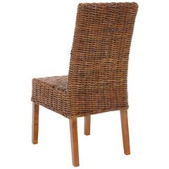 SANIBEL 18''H RATTAN SIDE CHAIR (SET OF 2), FOX6504C-SET2