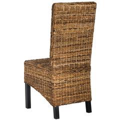 PEMBROOKE 19''H RATTAN SIDE CHAIR, FOX6520A-SET2