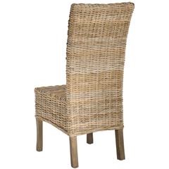 QUAKER 19''H RATTAN  SIDE CHAIR