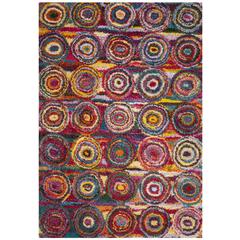 FIESTA SHAG, MULTI, 5'-1" X 7'-6", Area Rug, FSG359M-5