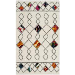 FIESTA SHAG, CREAM / MULTI, 3' X 5', Area Rug, FSG361A-3
