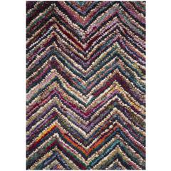 FIESTA SHAG, MULTI, 5'-1" X 7'-6", Area Rug, FSG363M-5