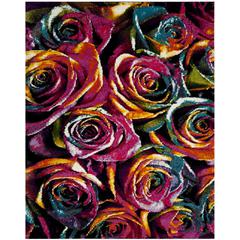 FIESTA SHAG, FUCHSIA / MULTI, 8' X 10', Area Rug, FSG366B-8