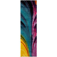 FIESTA SHAG, MULTI, 2'-3" X 8', Area Rug, FSG372M-28