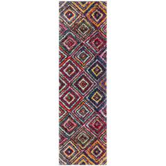 FIESTA SHAG, MULTI, 2'-3" X 8', Area Rug, FSG384M-28